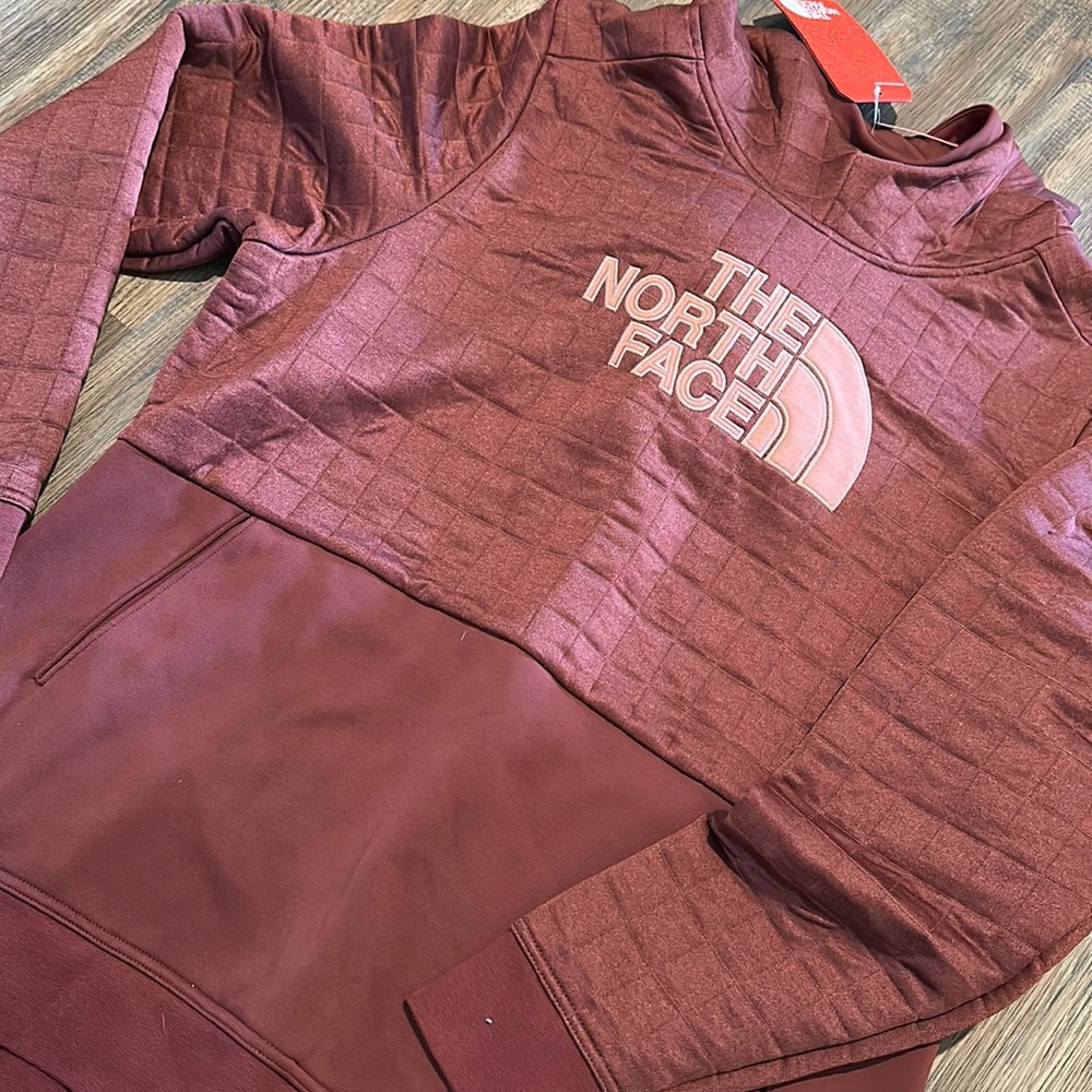 The North Face quilted hoodie